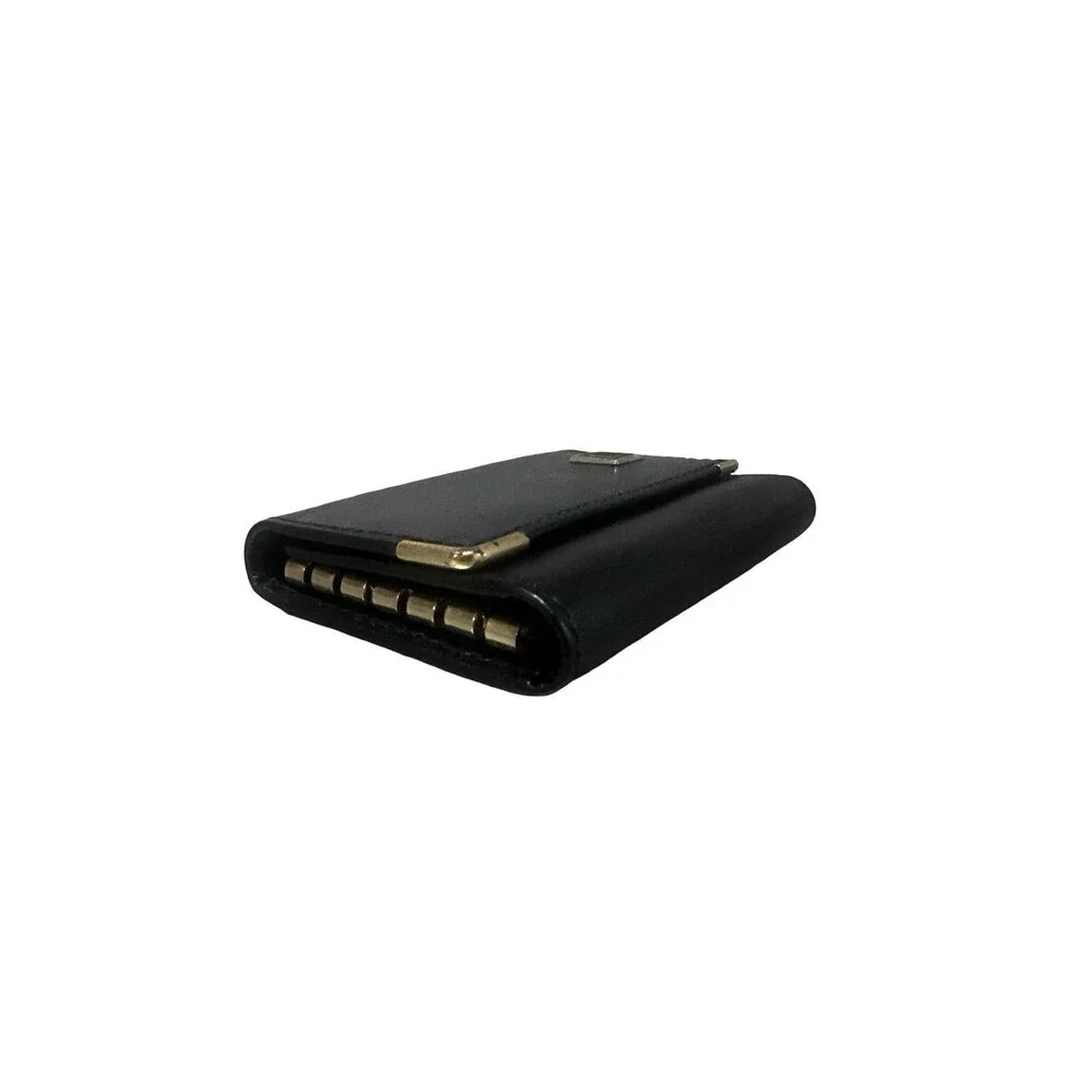 Dunhill Black Leather Key Wallet